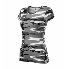 Női póló camouflage grey