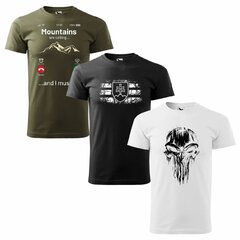 Kedvezményes póló szett 3x - A hegyek hívnak + SK címer + Skull 2.0