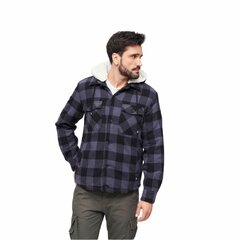 Brandit Lumberjacket kapucnis kabát szürke/fekete