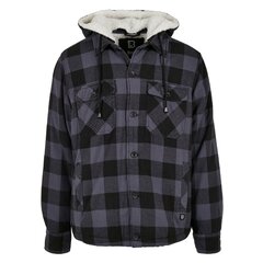 Brandit Lumberjacket kapucnis kabát szürke/fekete