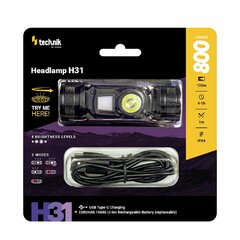 Technik H31 fejlámpa (800lm)
