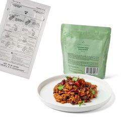 MRE készétel láng nélküli ételmelegítővel Mexikói pot