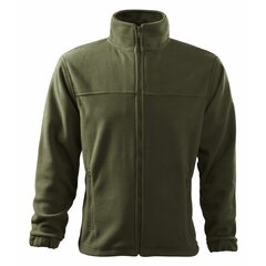 Fleece military jacket pulóver zöld