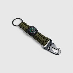 Rinokor 2in1 paracord kulcstartó olívazöld