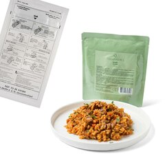 MRE készétel láng nélküli ételmelegítővel Piláf