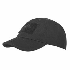Helikon-Tex Rip/Stop összehajtható sildes sapka fekete
