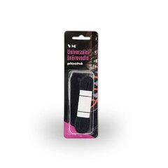 VM Footwear lapos cipőfűző fekete 125cm