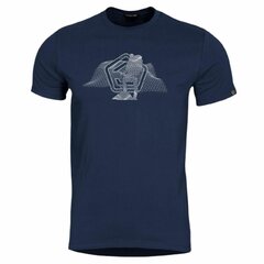 Pentagon Wireframe póló midnight blue