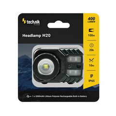 Technik H20 Zoom fejlámpa (400lm)